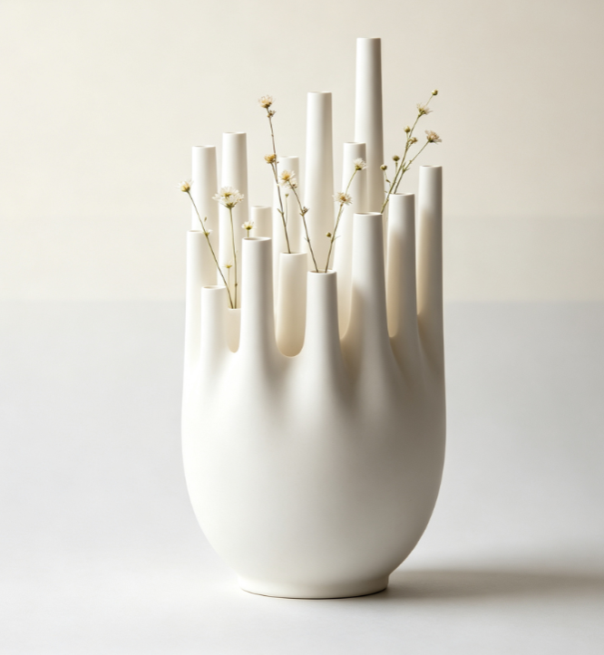 Multi-opening creative vase